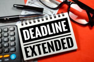 Deadline Extended